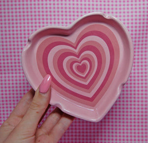 
            
                Load image into Gallery viewer, Hearts Forever Ceramic Ash Tray
            
        