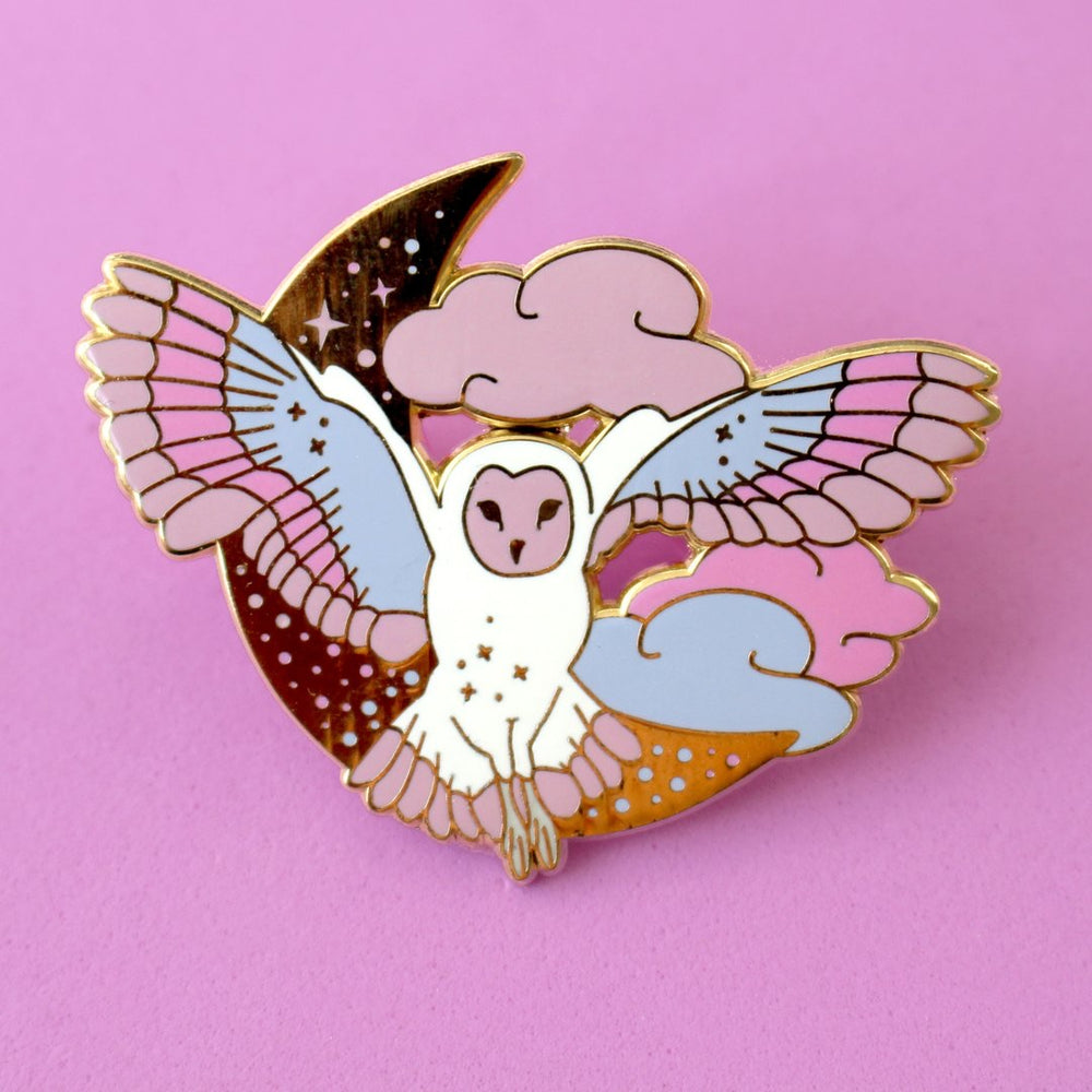 
            
                Load image into Gallery viewer, Midnight Owl Enamel Pin
            
        
