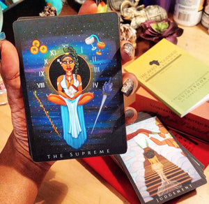
            
                Load image into Gallery viewer, The Afro Goddess Tarot Arcanas (Classic Edition)
            
        