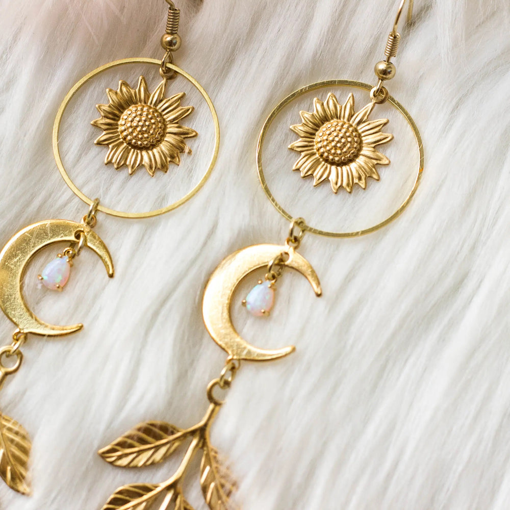 
            
                Load image into Gallery viewer, You are my Sunshine Boho Earrings
            
        