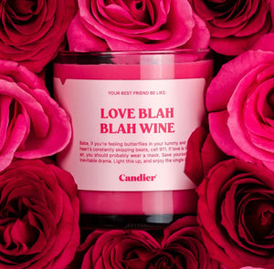 
            
                Load image into Gallery viewer, Love Blah Blah Wine Candle
            
        
