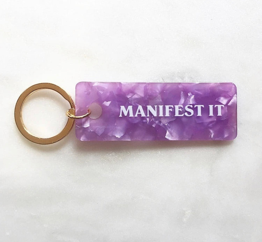 
            
                Load image into Gallery viewer, Manifest It Acrylic Keychain
            
        