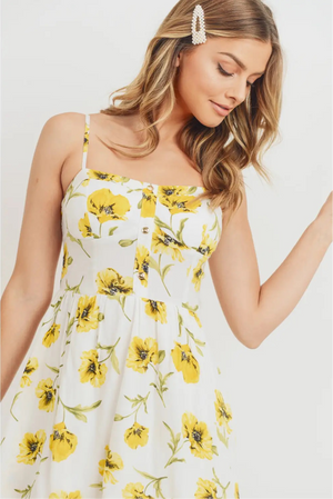 
            
                Load image into Gallery viewer, Smocked Sunflower Dress
            
        