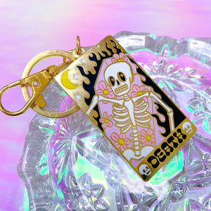 
            
                Load image into Gallery viewer, Death Tarot Card Keychain
            
        