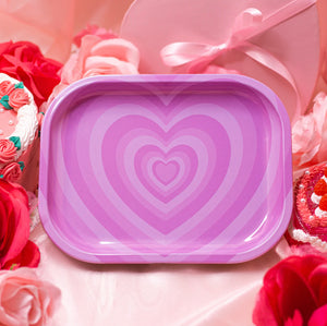 Hearts Rolling Tray