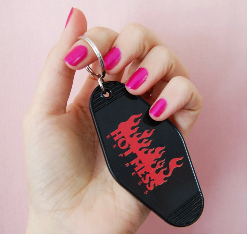
            
                Load image into Gallery viewer, Hot Mess Express Keychain
            
        