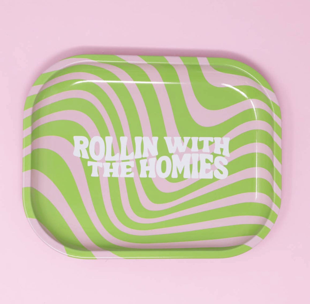 Rollin With The Homies Rolling Tray