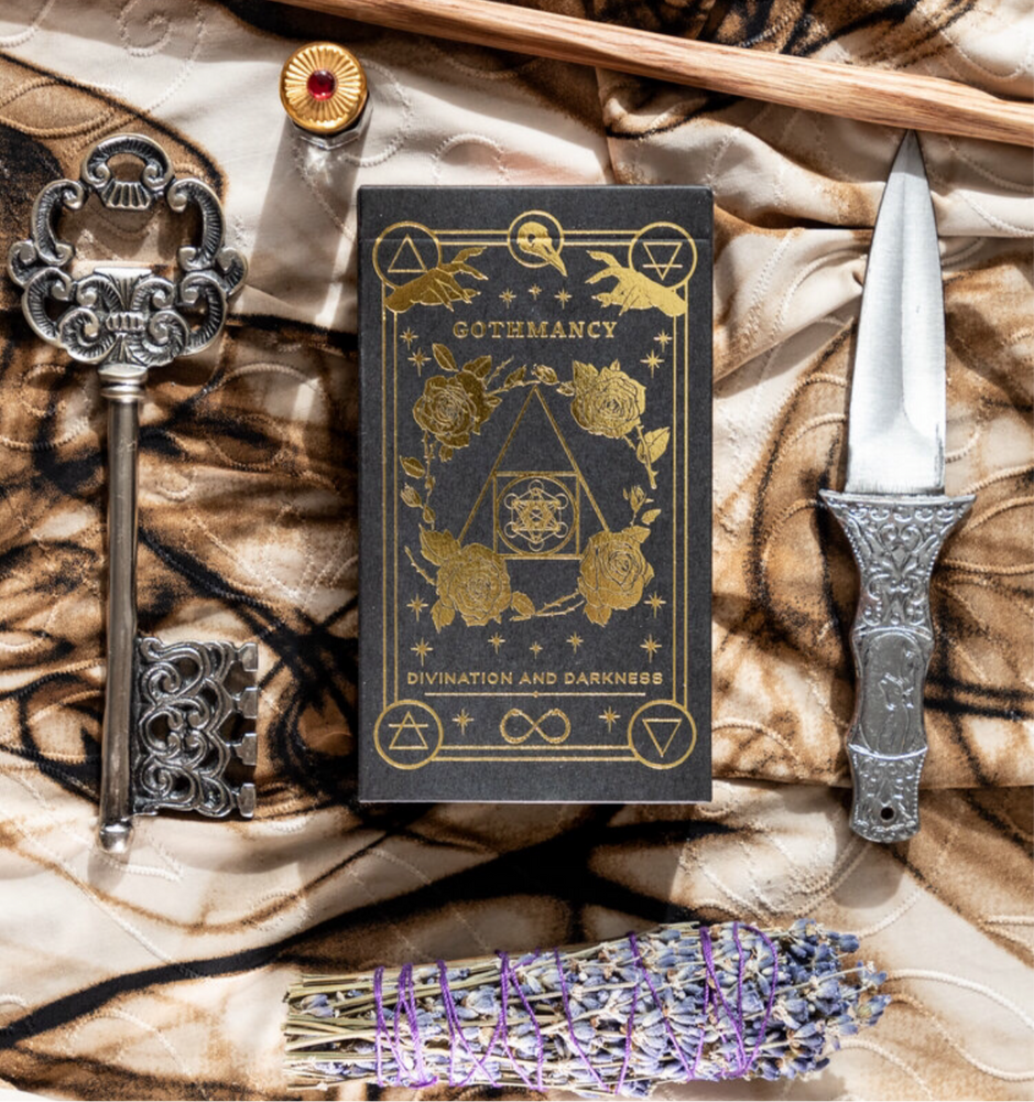 
            
                Load image into Gallery viewer, The Gothmancy Tarot Deck (Gold)
            
        