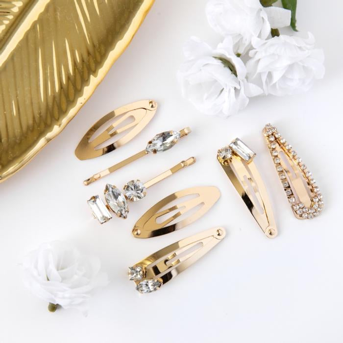 Micro Stackable Gold Snap Clips