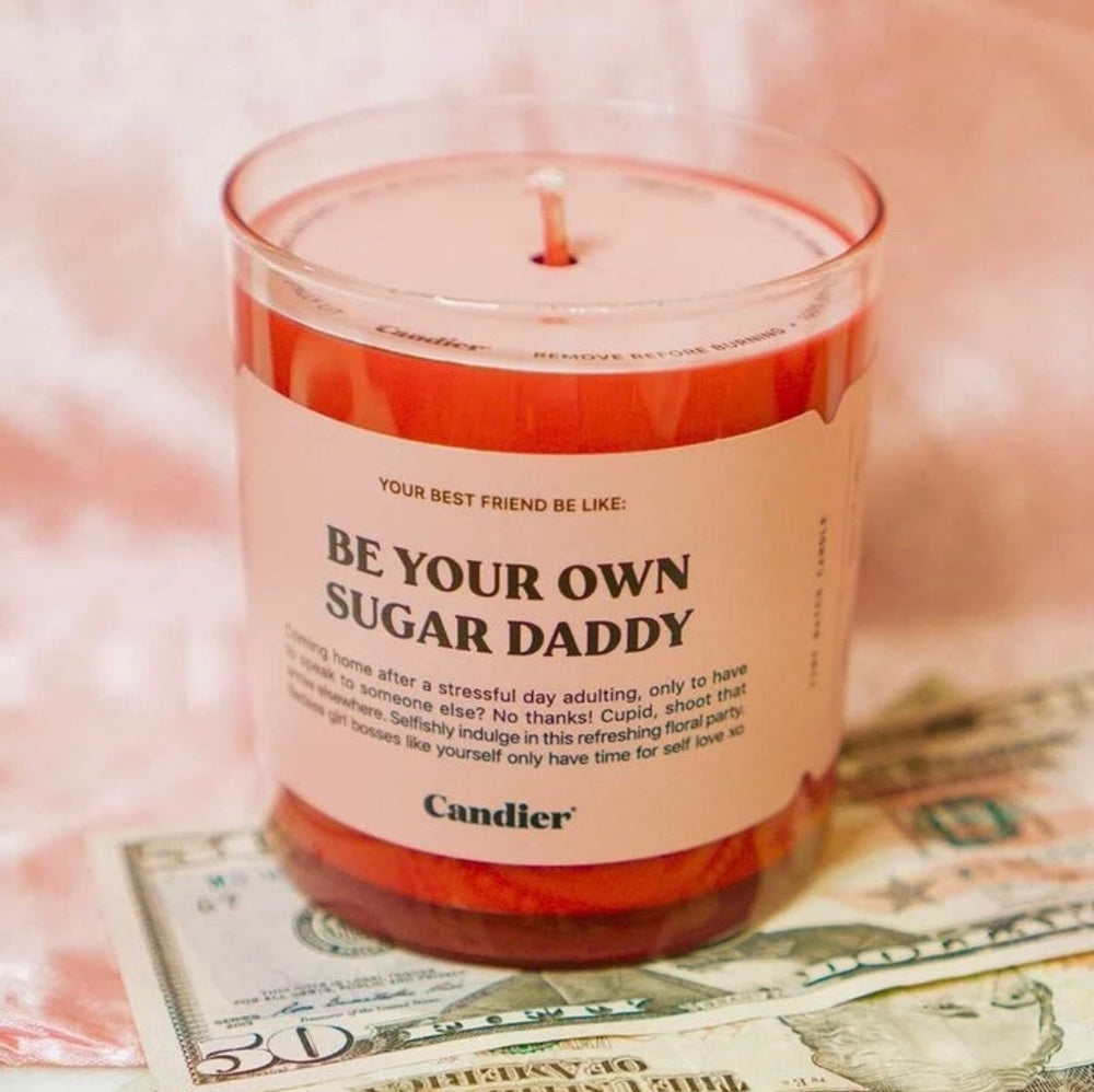 
            
                Load image into Gallery viewer, Be your own sugar daddy candle 
            
        