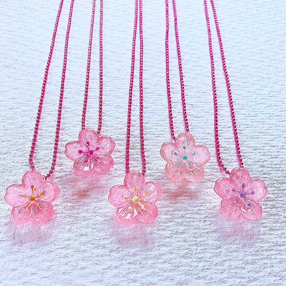 
            
                Load image into Gallery viewer, Gacha Cherry Blossom Necklaces
            
        