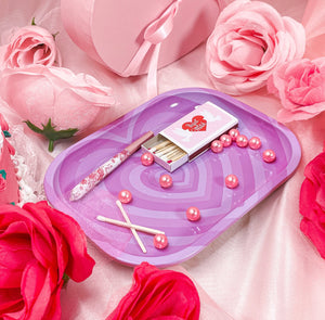 Hearts Rolling Tray